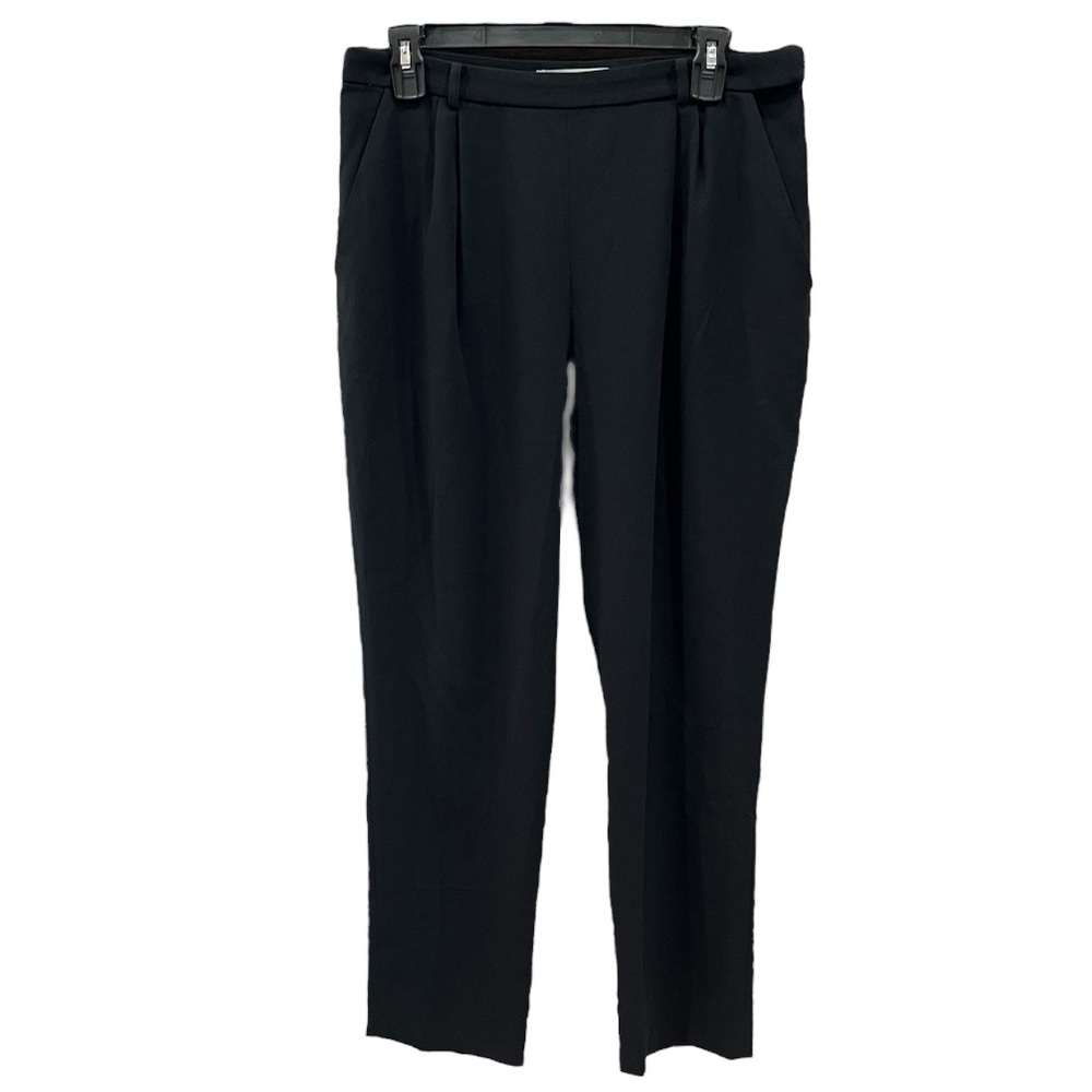 MM Lafleur Black Side Zip Trousers Pants Size 8